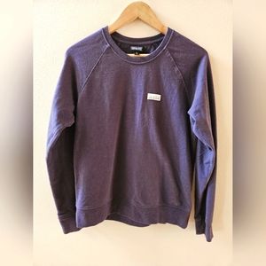 Patagonia Organic Cotton Purple Crew Sweatshirt